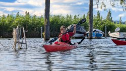 Jugendtraining bei Hochwasser