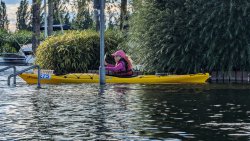 Jugendtraining bei Hochwasser