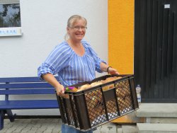 Frische Brötchen zum Frühstück