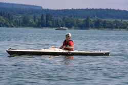 Janik Thelen beim Zieleinlauf