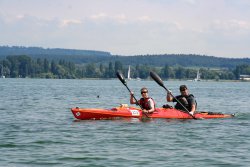 Torben Schwarz & Daniel Haberstock beim Zieleinlauf